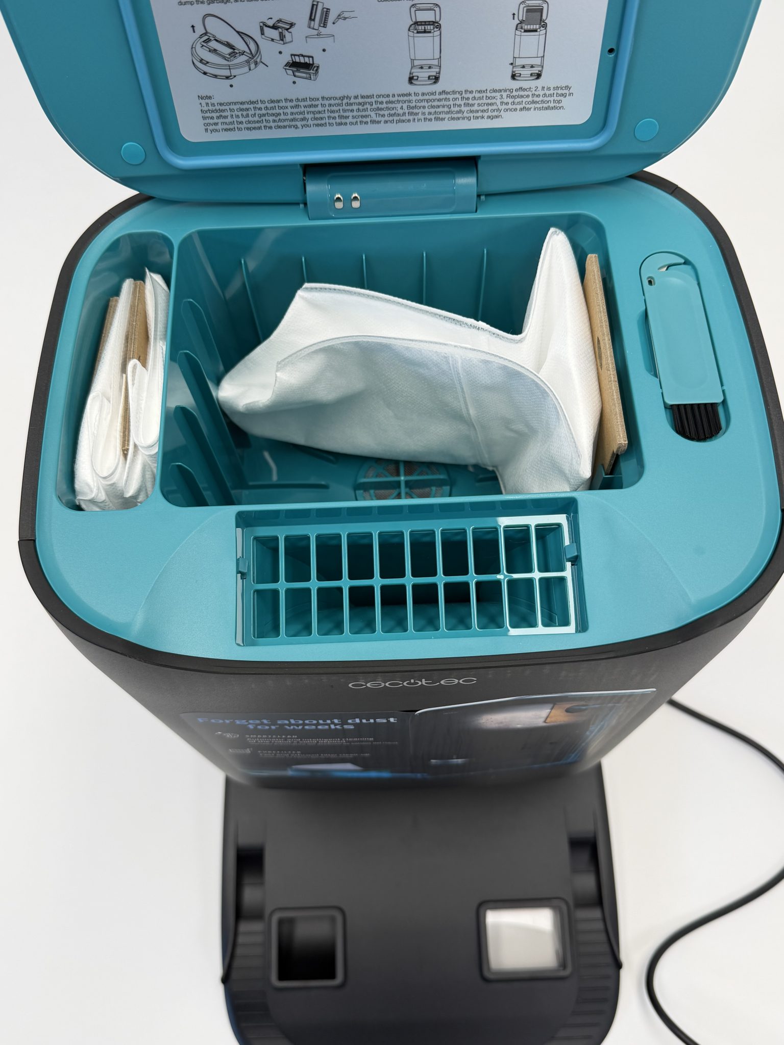 Cecotec Conga Home 10000 roboto siurblio ištuštinimo stotis