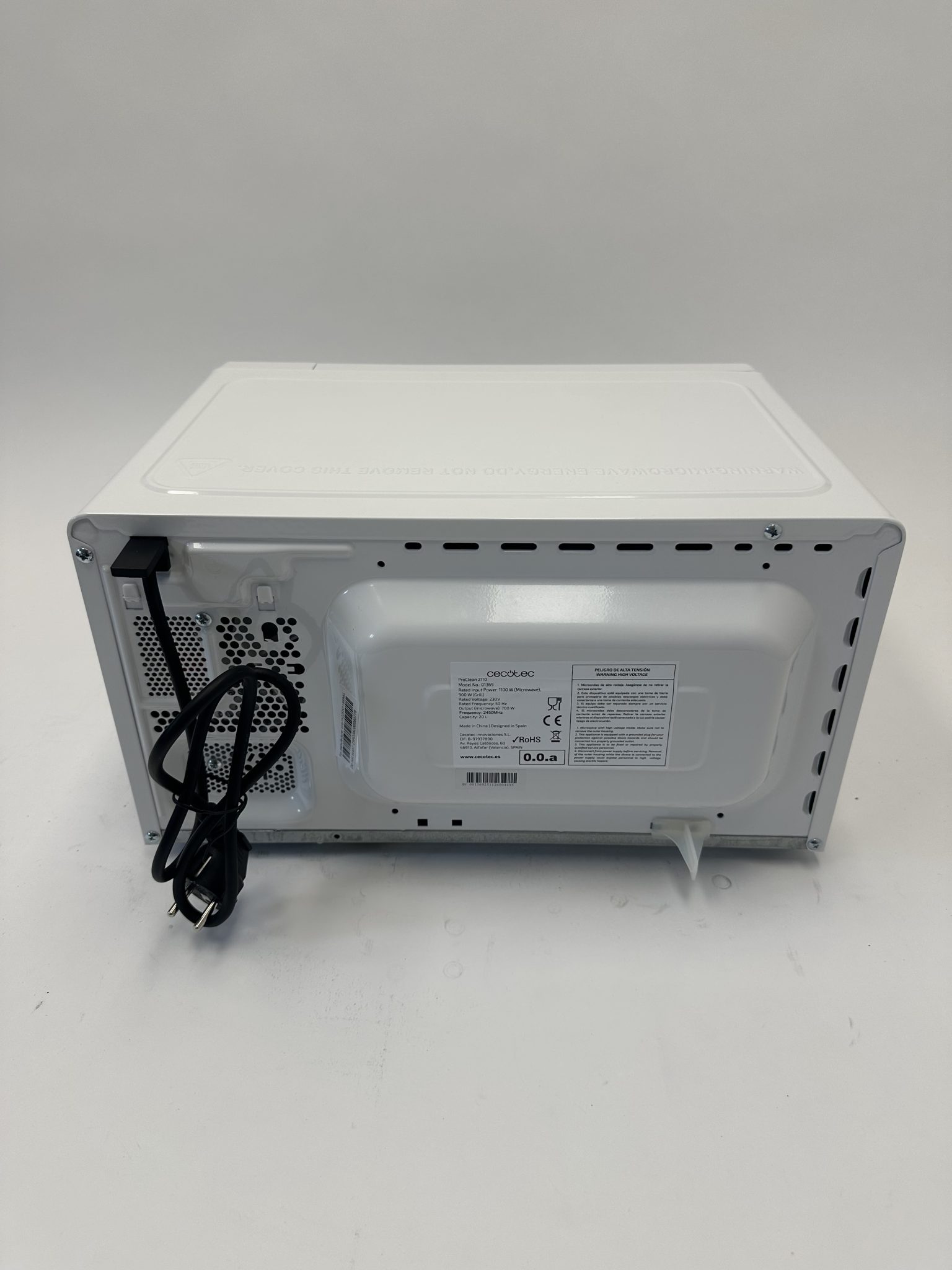 Cecotec ProClean 2110 mikrobangų krosnelė